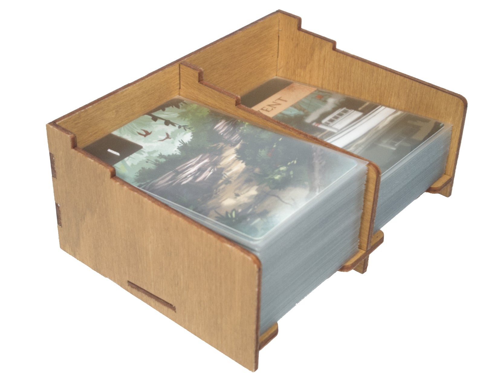 Numbered and event card tray