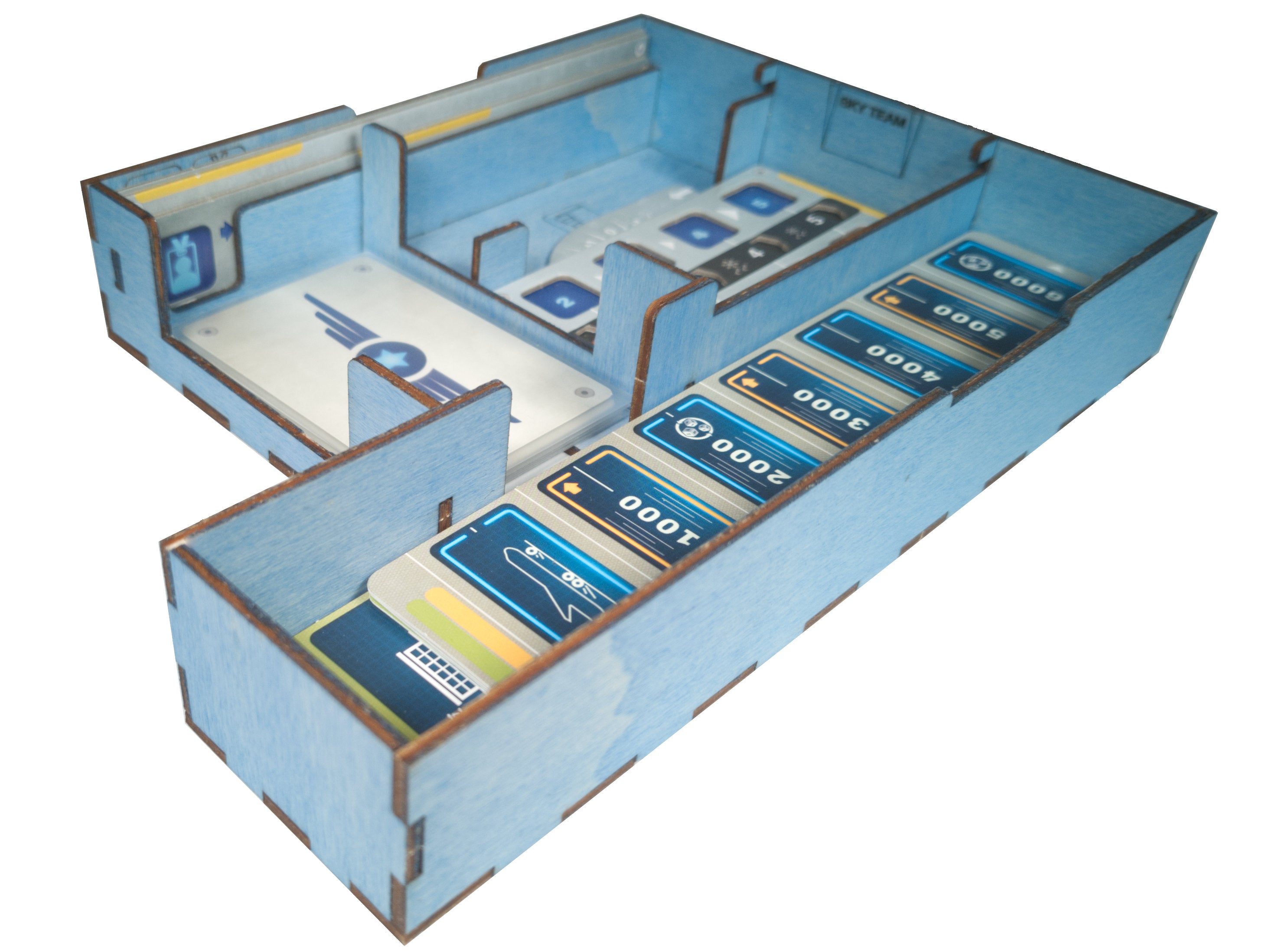 Tray for altitude and approach tracks, special ability cards and all modules