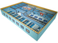 Full isometric view of the Sky Team and Turbulence expansion board game insert organiser
