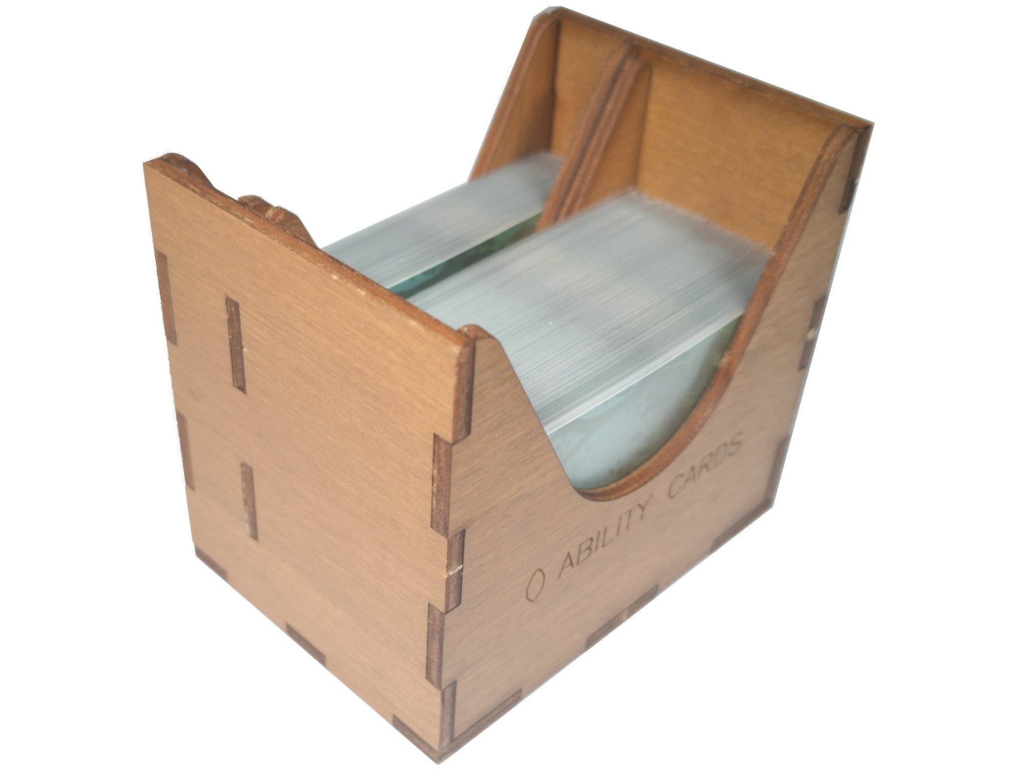 Tray for ability cards, discarded ability cards, level cards