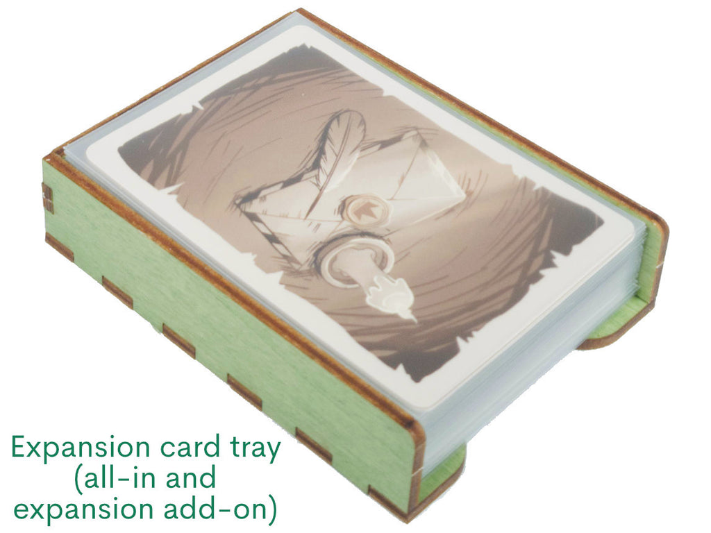 Card tray for Forgotten Lands expansion