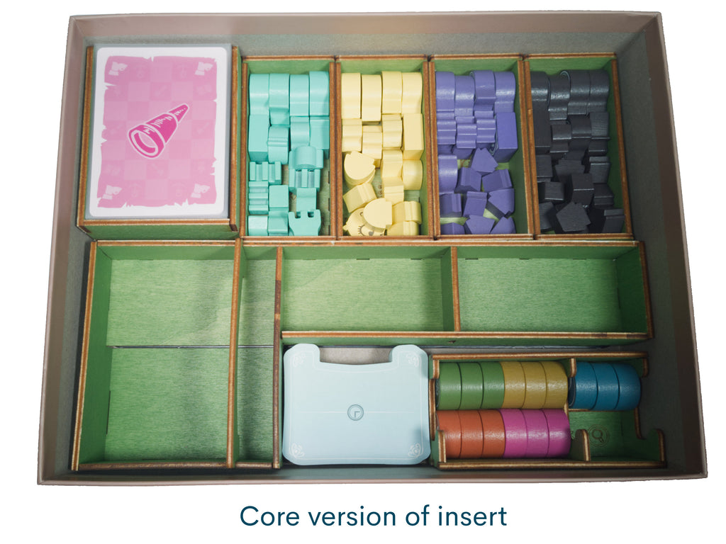 Explorers of Navoria + Forgotten Lands expansion insert (Flat-packed assembly kit)