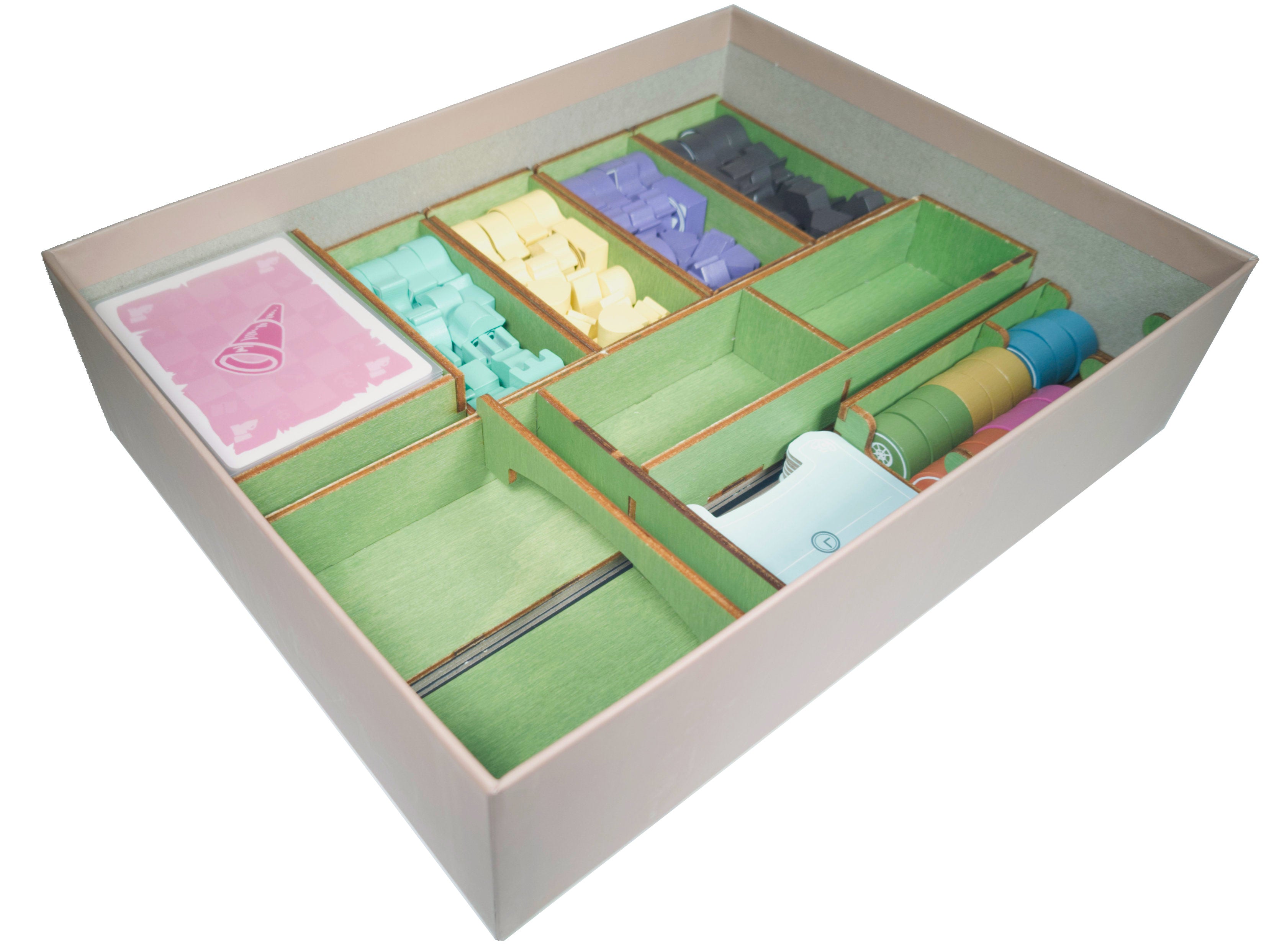 Explorers of Navoria + Forgotten Lands expansion insert (Flat-packed assembly kit)